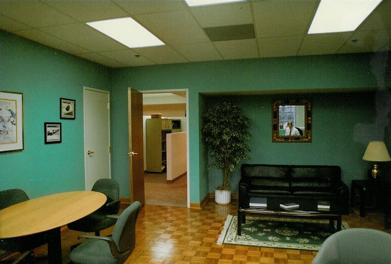 Joe Hayden in his office. This is looking toward his door.