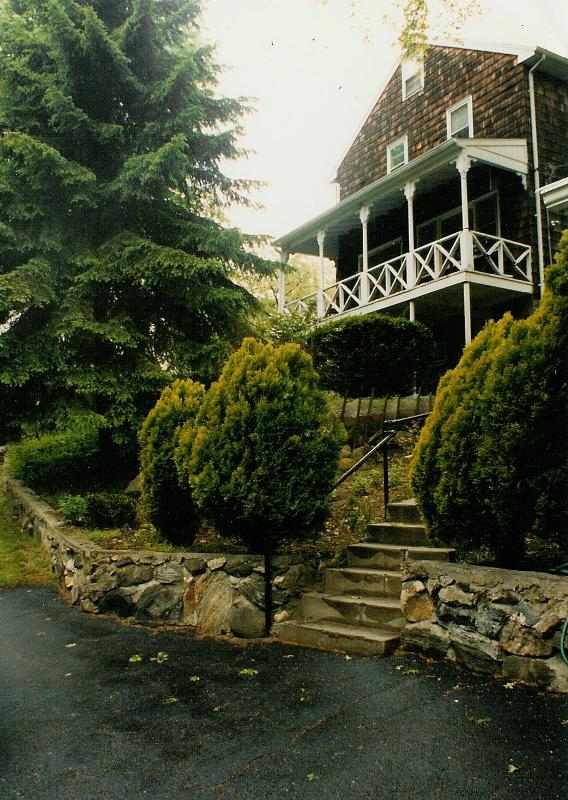 The original porch on the house.