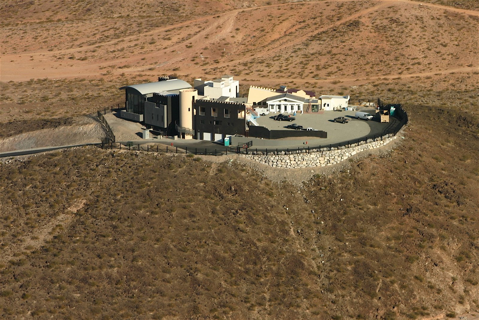 From the north east, still under construction in November 2006.