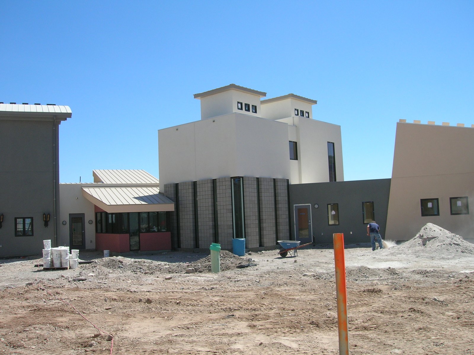 The Library and Office towers, and the Master Suite stretching to the west.