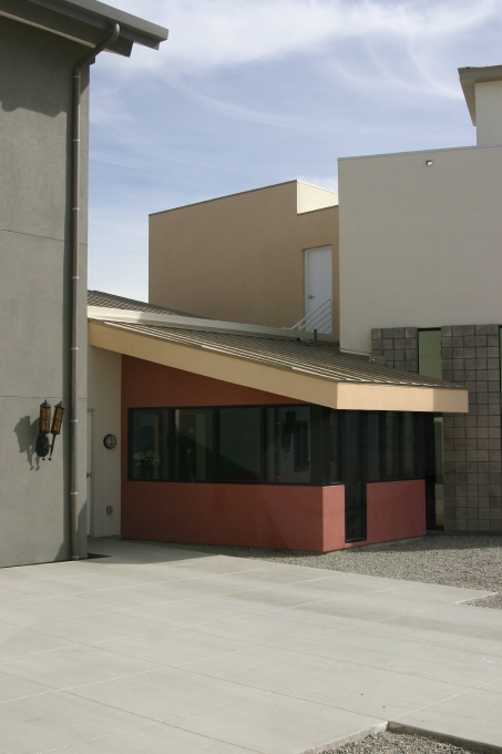 The Breakfast Nook seen from the Courtyard.
