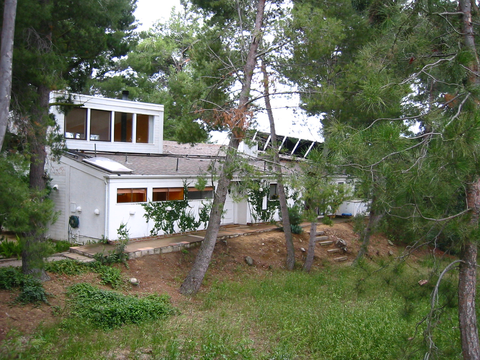 The existing house from the road.