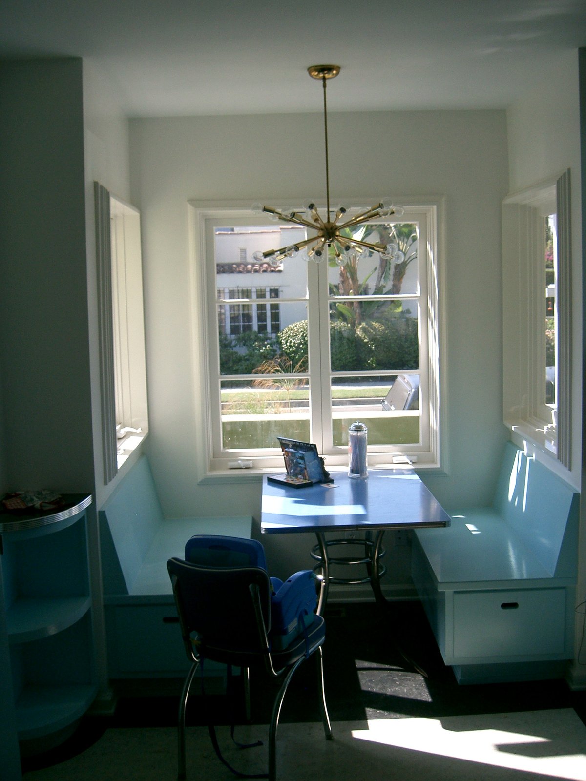 The new breakfast nook in the Kitchen.