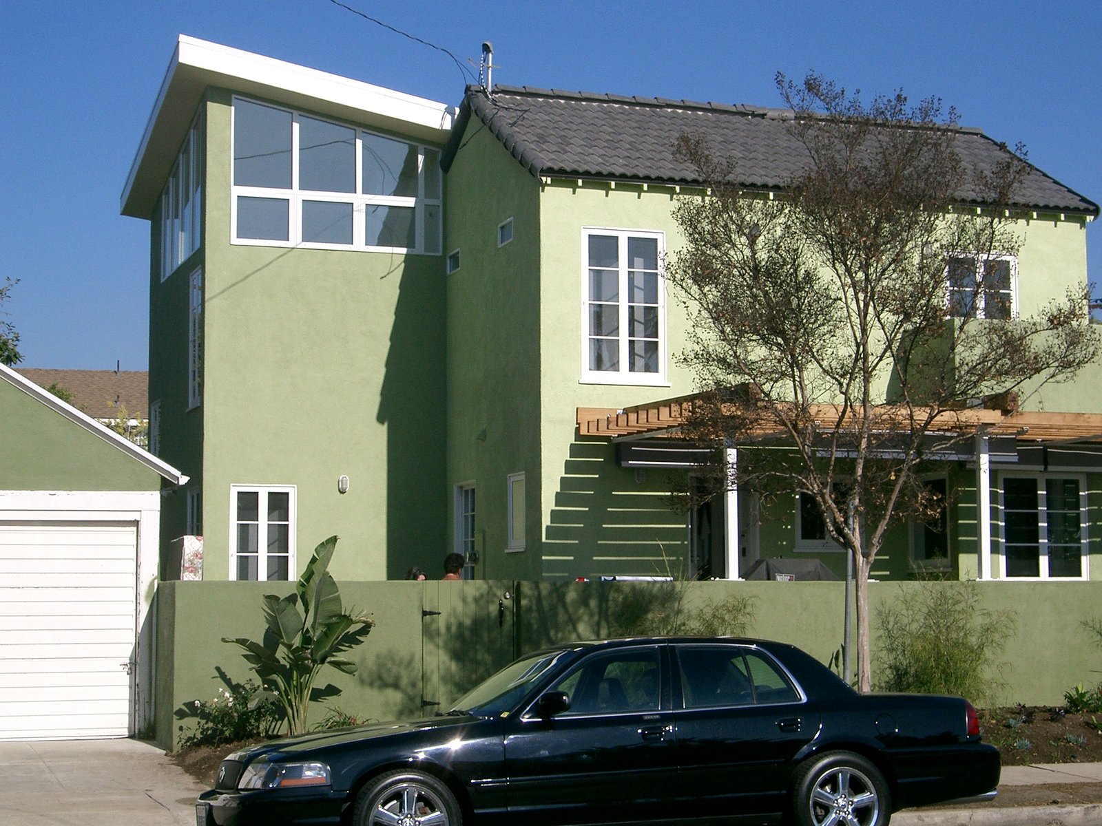 The Stair Tower, a striking modern element carefully mated to the mostly traditi