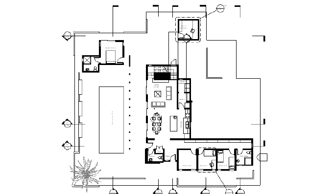 The plan of the first floor.