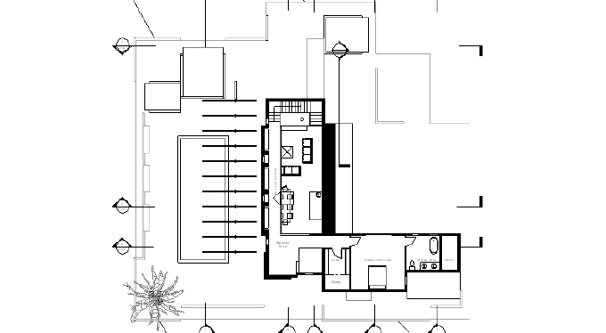 The plan of the second floor.