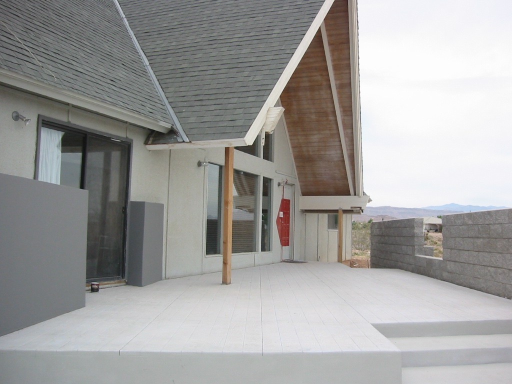 The supports were added to hold up the main beams primarily to keep the owner fr