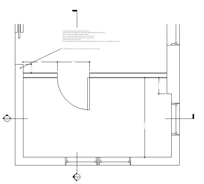 A portion of our construction document for the office, this was a plan of the sp